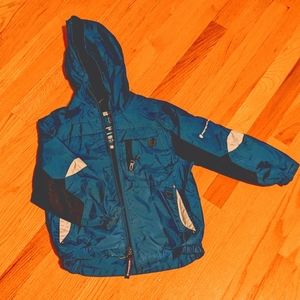 Protection System weather resistant boys jacket, blue, size 4
